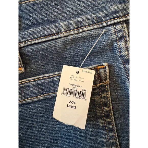 GAP 70s Flare High Rise Jeans Medium Wash Size 27 or US 4 Long TALL - Picture 6 of 14